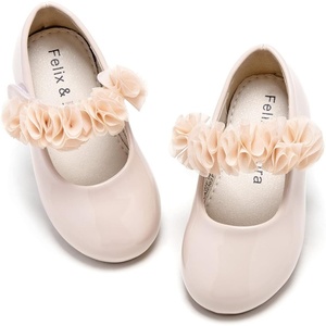 image:imageFelix amp Flora Toddler Flower Girl Dress Shoes  Girl Ballet Flats Party School Shoes WeddingB819nude