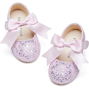 image:imageFelix amp Flora Toddler Flower Girl Dress Shoes  Girl Ballet Flats Party School Shoes WeddingB821glitter Purple