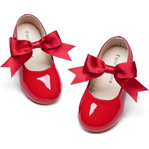 image:imageFelix amp Flora Toddler Flower Girl Dress Shoes  Girl Ballet Flats Party School Shoes WeddingB821red