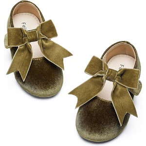 image:imageFelix amp Flora Toddler Flower Girl Dress Shoes  Girl Ballet Flats Party School Shoes WeddingB821velvet Green