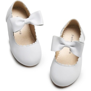image:imageFelix amp Flora Toddler Flower Girl Dress Shoes  Girl Ballet Flats Party School Shoes WeddingB838white