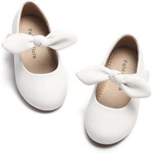 image:imageFelix amp Flora Toddler Flower Girl Dress Shoes  Girl Ballet Flats Party School Shoes WeddingB839white