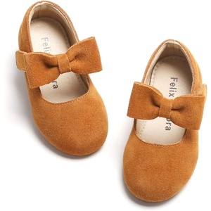 image:imageFelix amp Flora Toddler Flower Girl Dress Shoes  Girl Ballet Flats Party School Shoes WeddingB847brown