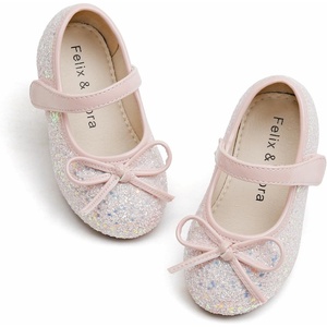 image:imageFelix amp Flora Toddler Flower Girl Dress Shoes  Girl Ballet Flats Party School Shoes WeddingB880glitter Pink