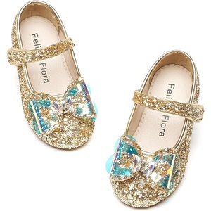 image:imageFelix amp Flora Toddler Flower Girl Dress Shoes  Girl Ballet Flats Party School Shoes WeddingB896gold
