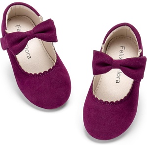 image:imageFelix amp Flora Toddler Flower Girl Dress Shoes  Girl Ballet Flats Party School Shoes WeddingBf11purple