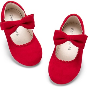 image:imageFelix amp Flora Toddler Flower Girl Dress Shoes  Girl Ballet Flats Party School Shoes WeddingBf11red
