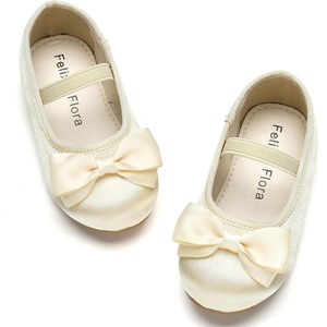 image:imageFelix amp Flora Toddler Flower Girl Dress Shoes  Girl Ballet Flats Party School Shoes WeddingBf27champagne Gold