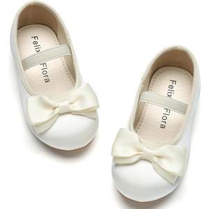image:imageFelix amp Flora Toddler Flower Girl Dress Shoes  Girl Ballet Flats Party School Shoes WeddingBf27ivory White