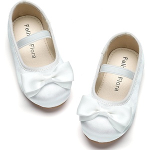image:imageFelix amp Flora Toddler Flower Girl Dress Shoes  Girl Ballet Flats Party School Shoes WeddingBf27white