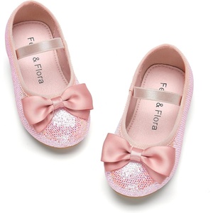 image:imageFelix amp Flora Toddler Flower Girl Dress Shoes  Girl Ballet Flats Party School Shoes WeddingBf28pink