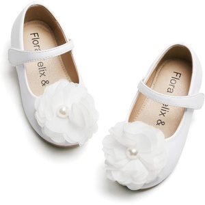 image:imageFelix amp Flora Toddler Flower Girl Dress Shoes  Girl Ballet Flats Party School Shoes WeddingBu319 White