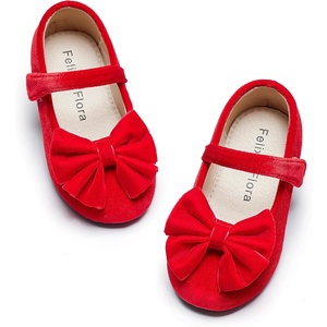 image:imageFelix amp Flora Toddler Flower Girl Dress Shoes Girl Ballet Flats Party School Shoes WeddingB904velvet Red