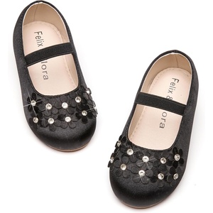 image:imageFelix amp Flora Toddler Girl Dress Shoes  Flower Girl Ballet Flats School Wedding PartyB891black