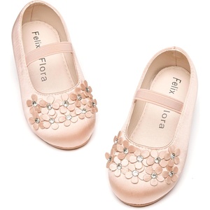 image:imageFelix amp Flora Toddler Girl Dress Shoes  Flower Girl Ballet Flats School Wedding PartyB891dark Nude