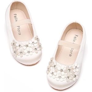 image:imageFelix amp Flora Toddler Girl Dress Shoes  Flower Girl Ballet Flats School Wedding PartyB891ivory White