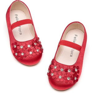 image:imageFelix amp Flora Toddler Girl Dress Shoes  Flower Girl Ballet Flats School Wedding PartyB891red