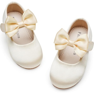 image:imageFelix amp Flora Toddler Girl Dress Shoes  Flower Girl Ballet Flats School Wedding PartyB903s Champagne Gold