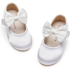 image:imageFelix amp Flora Toddler Girl Dress Shoes  Flower Girl Ballet Flats School Wedding PartyB903s White