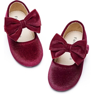 image:imageFelix amp Flora Toddler Girl Dress Shoes  Flower Girl Ballet Flats School Wedding PartyB903velvet Purple