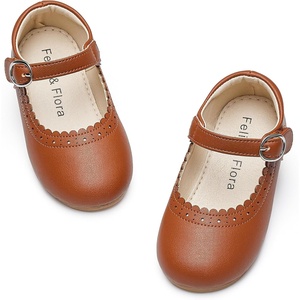 image:imageFelix amp Flora Toddler Girl Dress Shoes  Flower Girl Ballet Flats School Wedding PartyBf19brown
