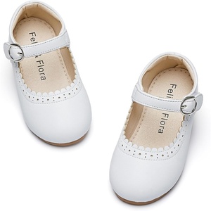 image:imageFelix amp Flora Toddler Girl Dress Shoes  Flower Girl Ballet Flats School Wedding PartyBf19white