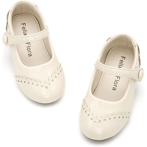 image:imageFelix amp Flora Toddler Girl Dress Shoes  Flower Girl Ballet Flats School Wedding PartyBf29pl Beige