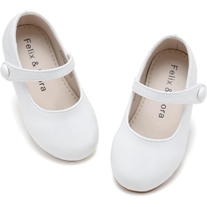 image:imageFelix amp Flora Toddler Girl Dress Shoes  Flower Girl Ballet Mary Jane Flats Party School WeddingB876pl White
