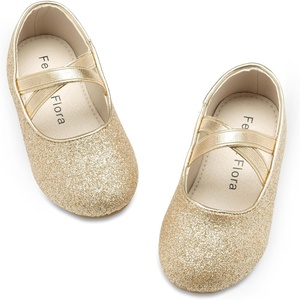 image:imageFelix amp Flora Toddler Girl Dress Shoes  Flower Girl Ballet Mary Jane Flats Party School WeddingBf25gold