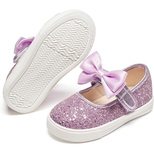 image:imageFelix amp Flora ToddlerLittle Kid Girls Running Shoes Glitter Sneakers Princess Fashion Casual Sports ShoesBs822dark Purple