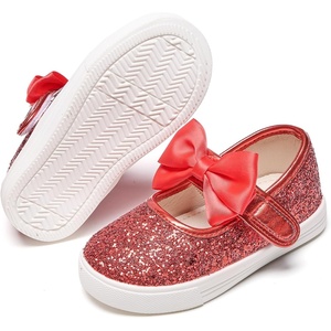 image:imageFelix amp Flora ToddlerLittle Kid Girls Running Shoes Glitter Sneakers Princess Fashion Casual Sports ShoesBs822glitter Red