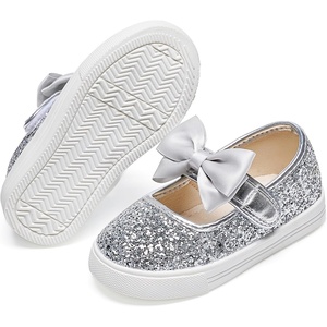 image:imageFelix amp Flora ToddlerLittle Kid Girls Running Shoes Glitter Sneakers Princess Fashion Casual Sports ShoesBs822silver