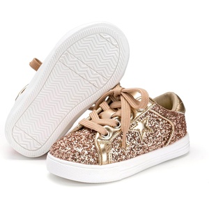 image:imageFelix amp Flora ToddlerLittle Kid Girls Running Shoes Sports Sneakers Princess Casual Glitter ShoesBs819champagne Pink
