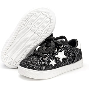 image:imageFelix amp Flora ToddlerLittle Kid Girls Running Shoes Sports Sneakers Princess Casual Glitter ShoesBs819glitter Black