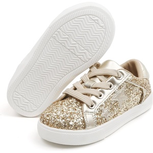 image:imageFelix amp Flora ToddlerLittle Kid Girls Running Shoes Sports Sneakers Princess Casual Glitter ShoesBs819glitter Gold
