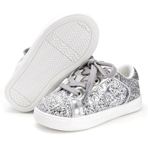 image:imageFelix amp Flora ToddlerLittle Kid Girls Running Shoes Sports Sneakers Princess Casual Glitter ShoesBs819glitter Silver