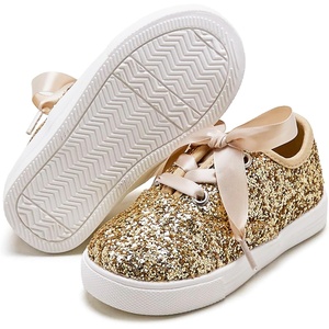image:imageFelix amp Flora ToddlerLittle Kid Girls Running Shoes Sports Sneakers Princess Casual Glitter ShoesBs821glitter Gold