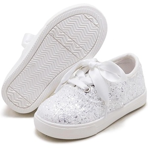 image:imageFelix amp Flora ToddlerLittle Kid Girls Running Shoes Sports Sneakers Princess Casual Glitter ShoesBs821glitter White