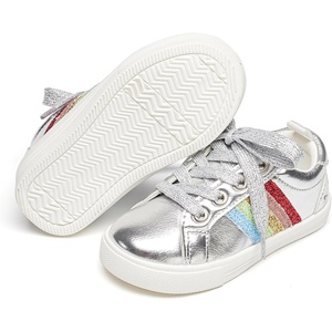 image:imageFelix amp Flora ToddlerLittle Kid Girls Running Shoes Sports Sneakers Princess Casual Glitter ShoesBs824silver