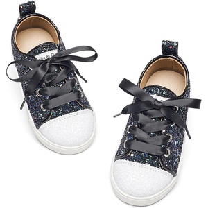 image:imageFelix amp Flora ToddlerLittle Kid Girls Running Shoes Sports Sneakers Princess Casual Glitter ShoesBs826glitter Black