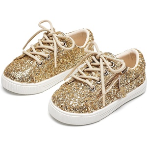 image:imageFelix amp Flora ToddlerLittle Kid Girls Running Shoes Sports Sneakers Princess Casual Glitter ShoesBs827glitter Gold