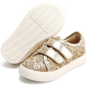 image:imageFelix amp Flora ToddlerLittle Kid Girls Running Shoes Sports Sneakers Princess Casual Glitter ShoesGiltter Gold