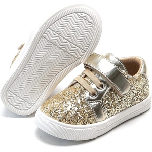 image:imageFelix amp Flora ToddlerLittle Kid Girls Running Shoes Sports Sneakers Princess Casual Glitter ShoesGold8 Toddler