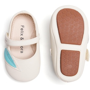 image:imageSoft Sole Baby Dress Shoes  Infant Baby Walking Shoes Moccasinss Rubber Sole Crib ShoesB8729apricot