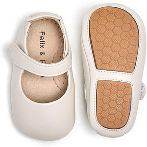 image:imageSoft Sole Baby Shoes  Infant Baby Walking Shoes Moccasins Rubber Sole Crib Shoes8525beige
