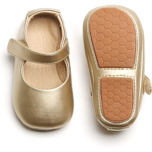 image:imageSoft Sole Baby Shoes  Infant Baby Walking Shoes Moccasins Rubber Sole Crib Shoes8525gold