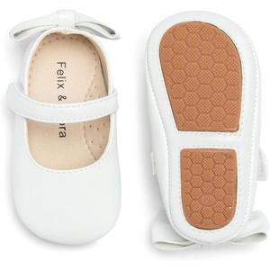 image:imageSoft Sole Baby Shoes  Infant Baby Walking Shoes Moccasins Rubber Sole Crib ShoesB05white