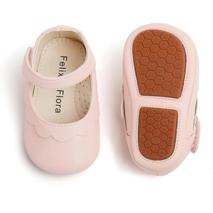 image:imageSoft Sole Baby Shoes  Infant Baby Walking Shoes Moccasins Rubber Sole Crib ShoesBaby8524fl Pink
