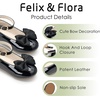 image:imageFelix amp Flora Toddler Flower Girl Dress Shoes  Baby Girl Ballet Mary Jane Flats for Party School WeddingBf31pl Black
