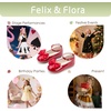 image:imageFelix amp Flora Toddler Flower Girl Dress Shoes  Baby Girl Ballet Mary Jane Flats for Party School WeddingBf31pl Red